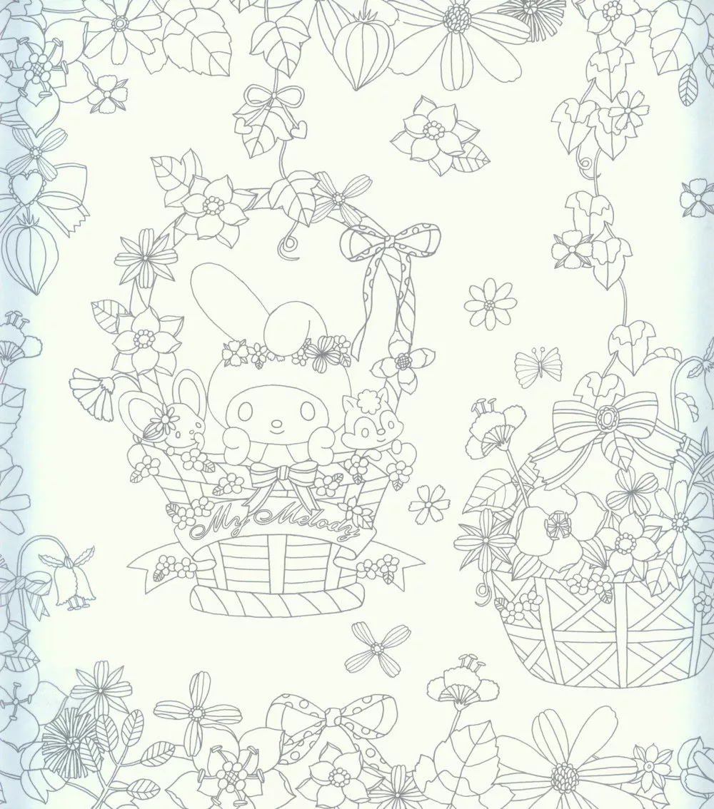 Sanrio Character Coloring Book: Smile!