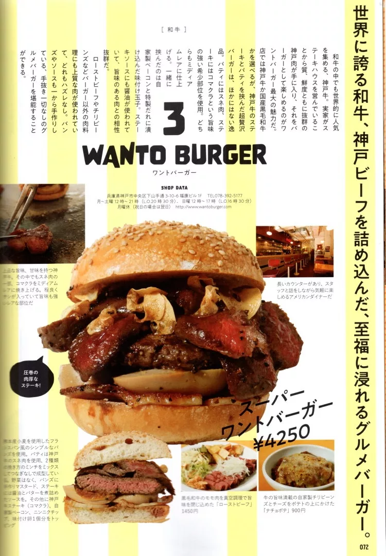 最愛的漢堡肉：WANTO BURGER