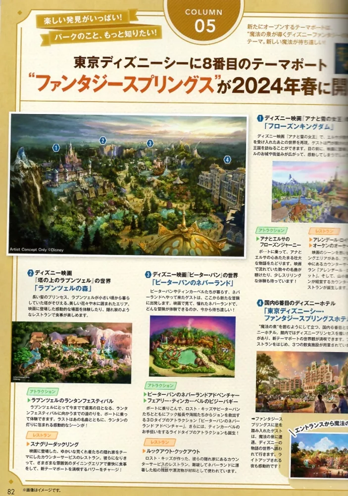 東京迪士尼海洋全新園區「Fantasy Springs」