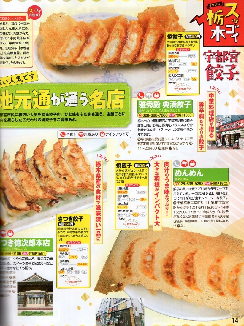 宇都宮名產餃子