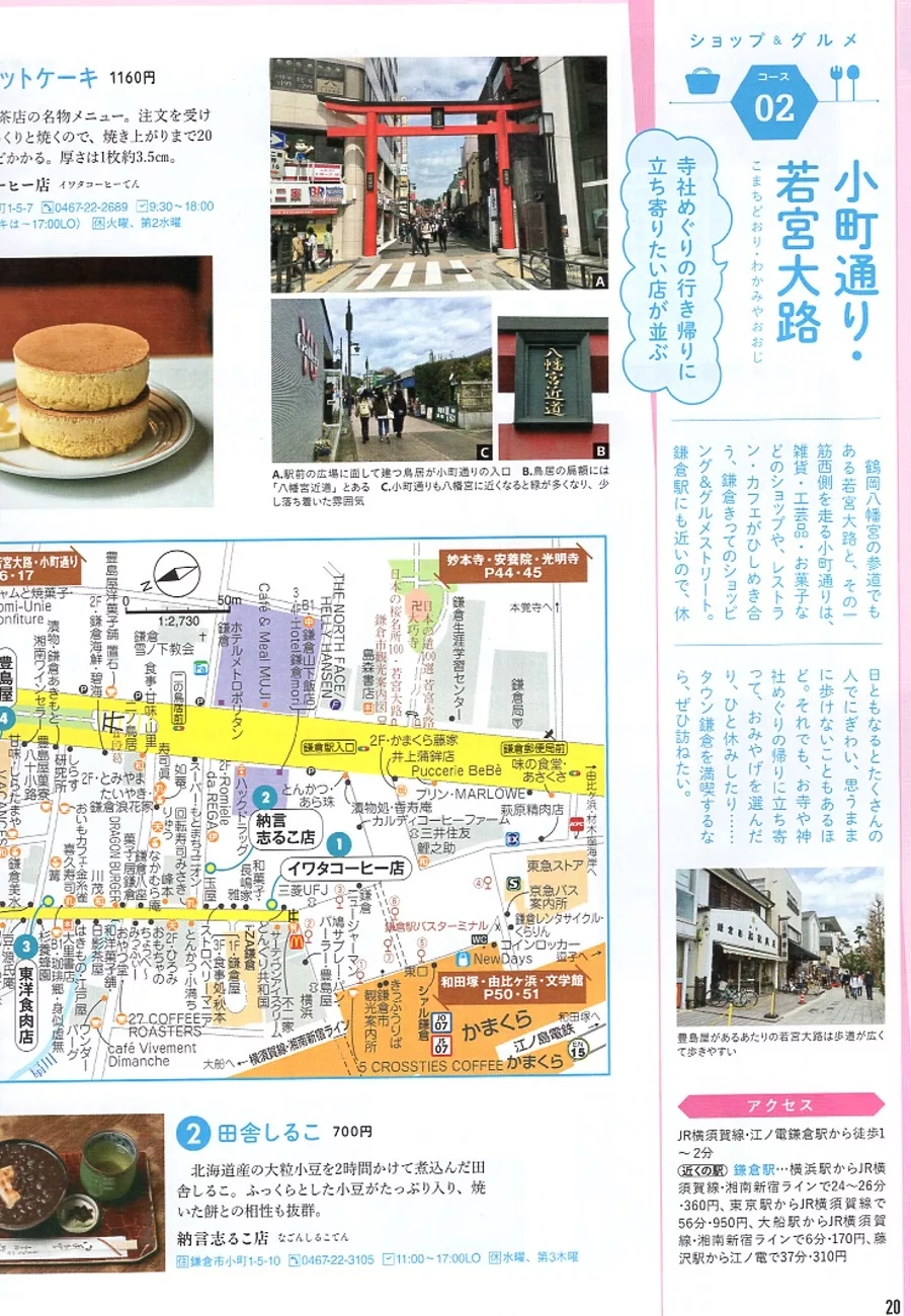 鎌倉若宮大路與小町通