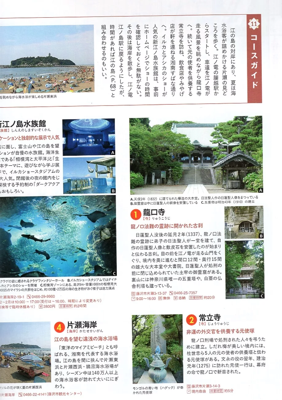 漫步片瀨海岸