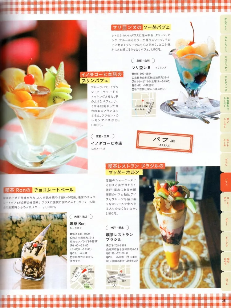 喫茶店必備甜點