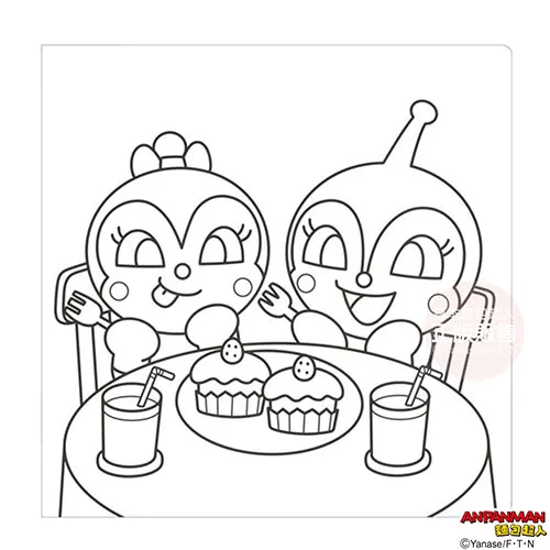 博客來 麵包超人大著色本