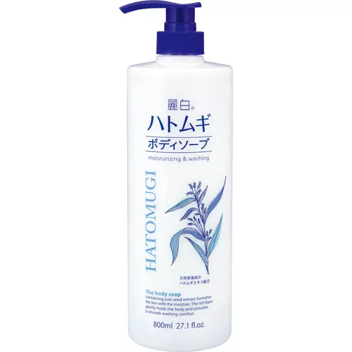 日本麗白薏仁保濕沐浴乳800ML