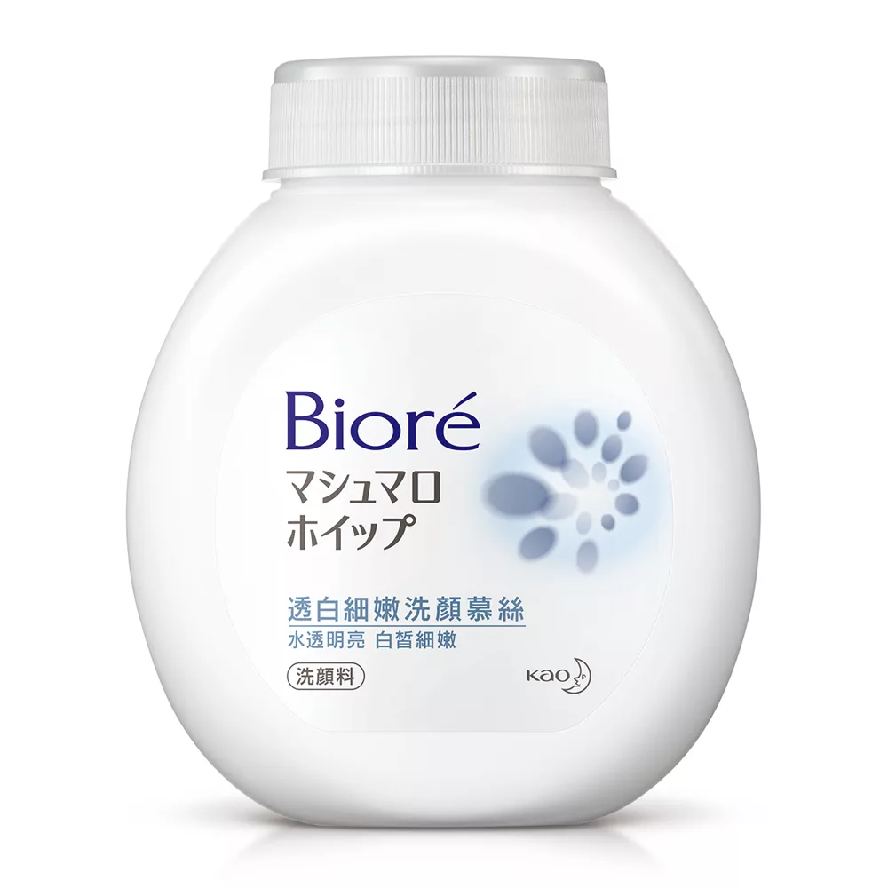 博客來 Biore 蜜妮透白細嫩洗顏慕絲更替瓶160ml