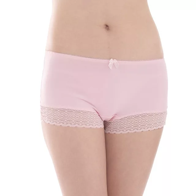 【K’s 凱恩絲】有氧蠶絲零束縛超柔涼感平口四角內褲2XL粉色