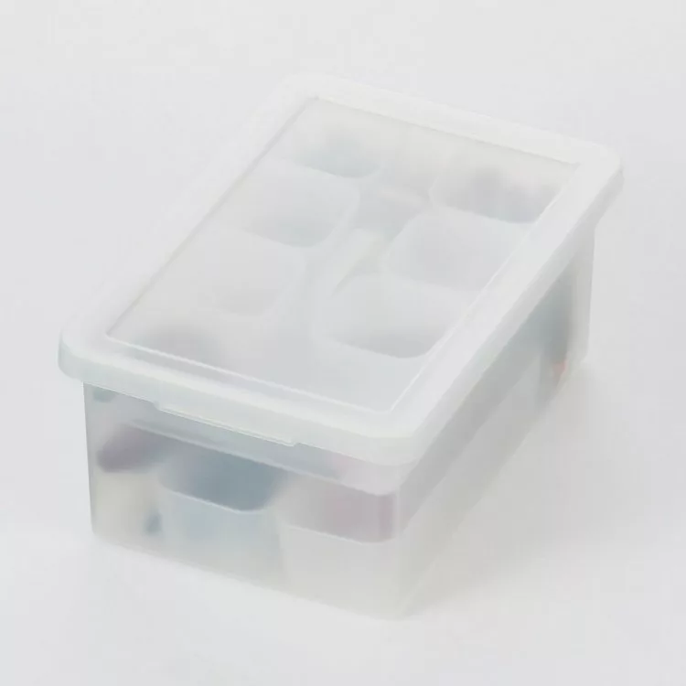 MUJI 無印良品】PP收納箱(深型)X2+專用蓋X2 - PChome 24h購物