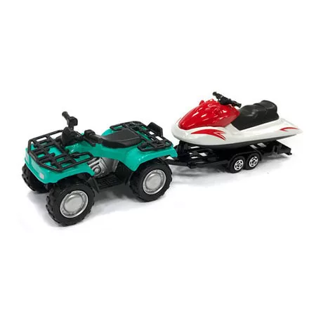樂彩森林 - 加長合金車-摩托船(108#)(顏色隨機)-滑行