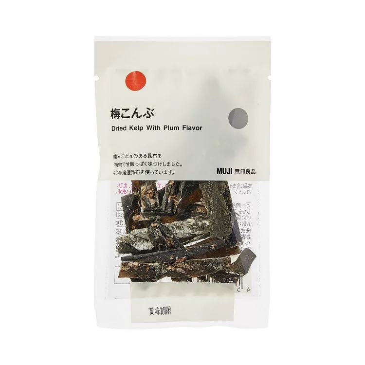 博客來 Muji無印良品 小袋點心 梅子昆布 8g S