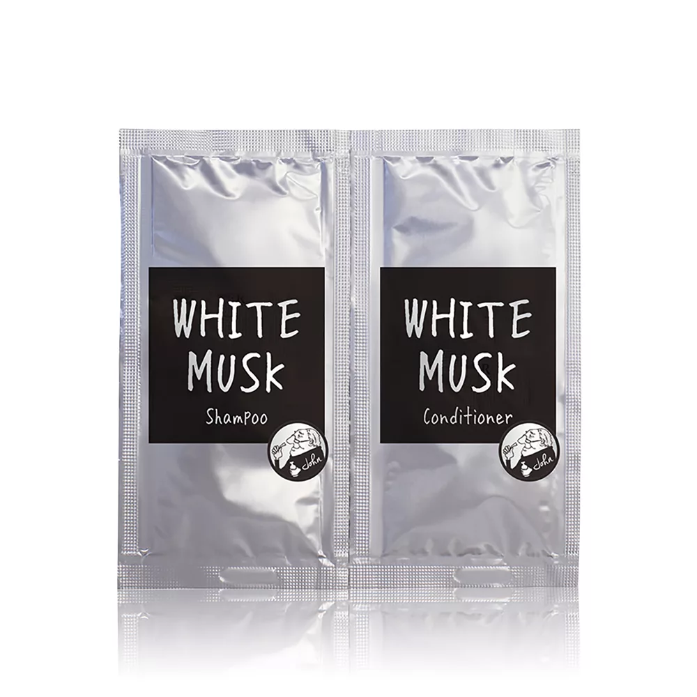 日本John’s Blend 洗潤髮旅行體驗包(10ml/包)(白麝香WHITE MUSK)