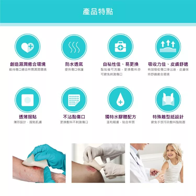 博客來 安適康anscare 水膠體敷料 滅菌 10cmx10cm