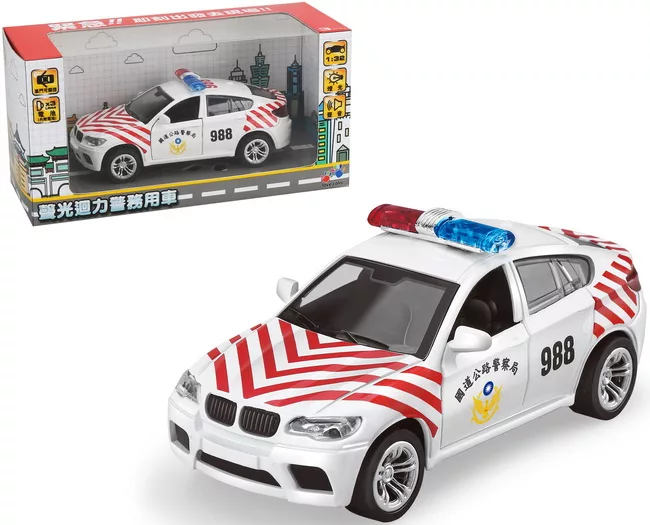 樂彩森林 - 聲光迴力警務用車-國道警車-迴力