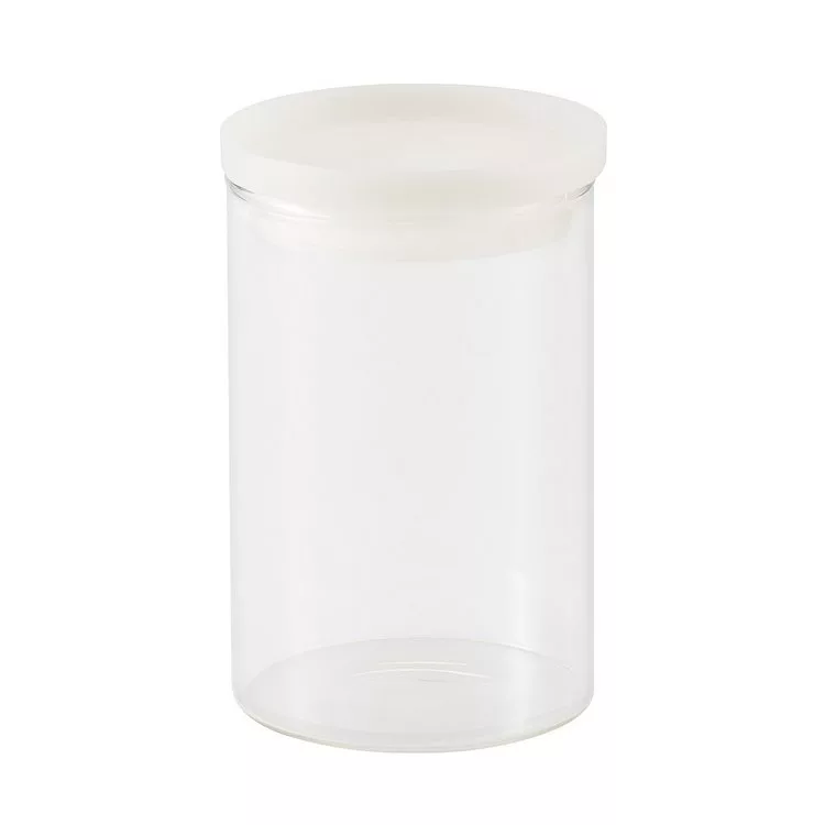 博客來 Muji無印良品 耐熱玻璃圓形保存容器 800ml