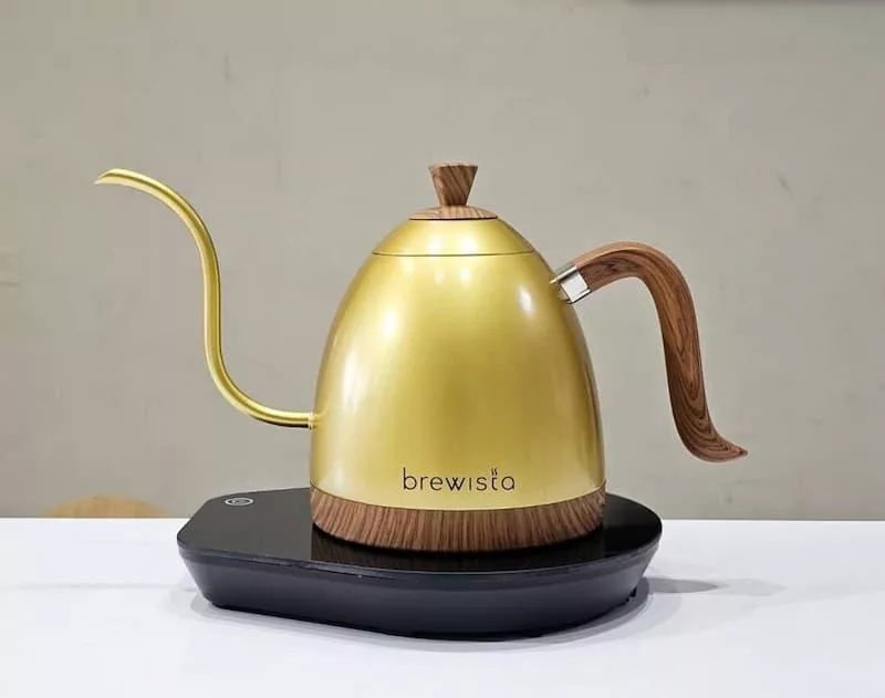 Brewista Artisan 600ml 細長嘴可調溫不銹鋼電水壺 -香檳金