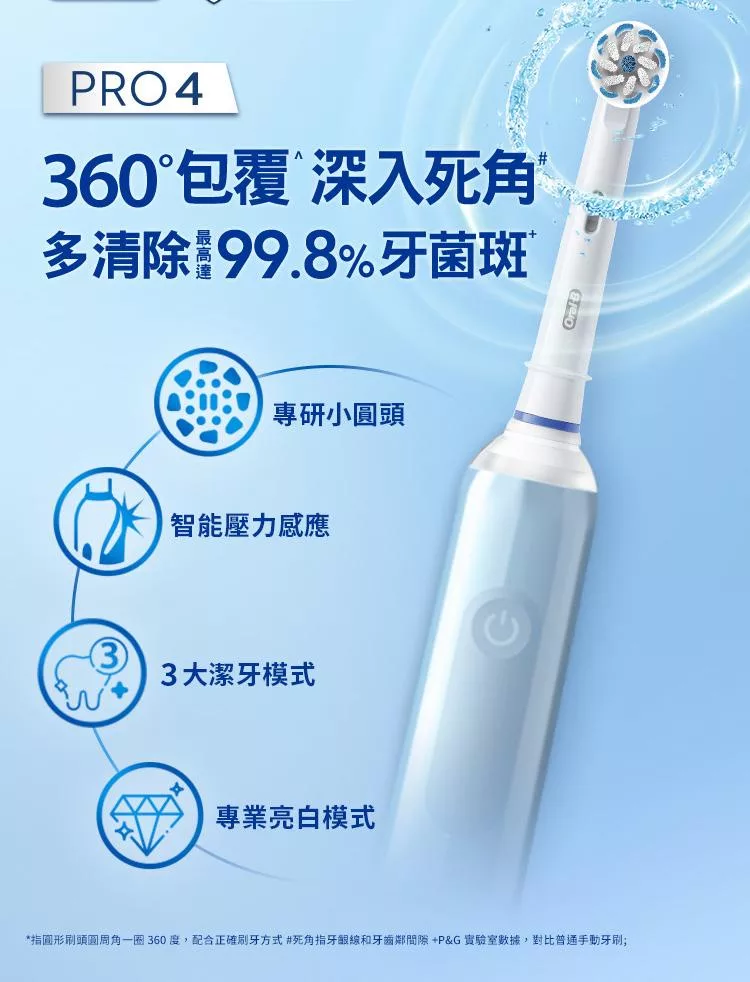 BRAUN德國百靈 Oral-B-PRO4 3D - 詳情2