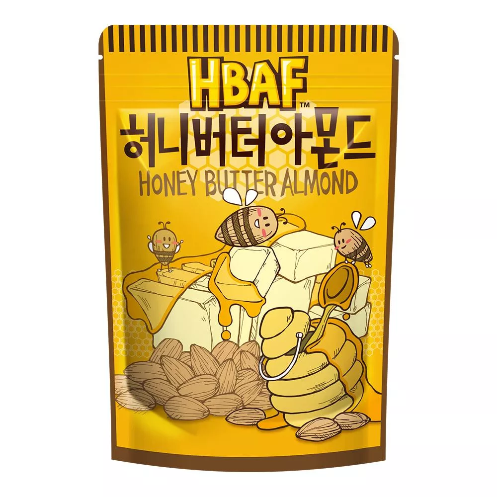 【HBAF】杏仁果(蜂蜜奶油味)120g