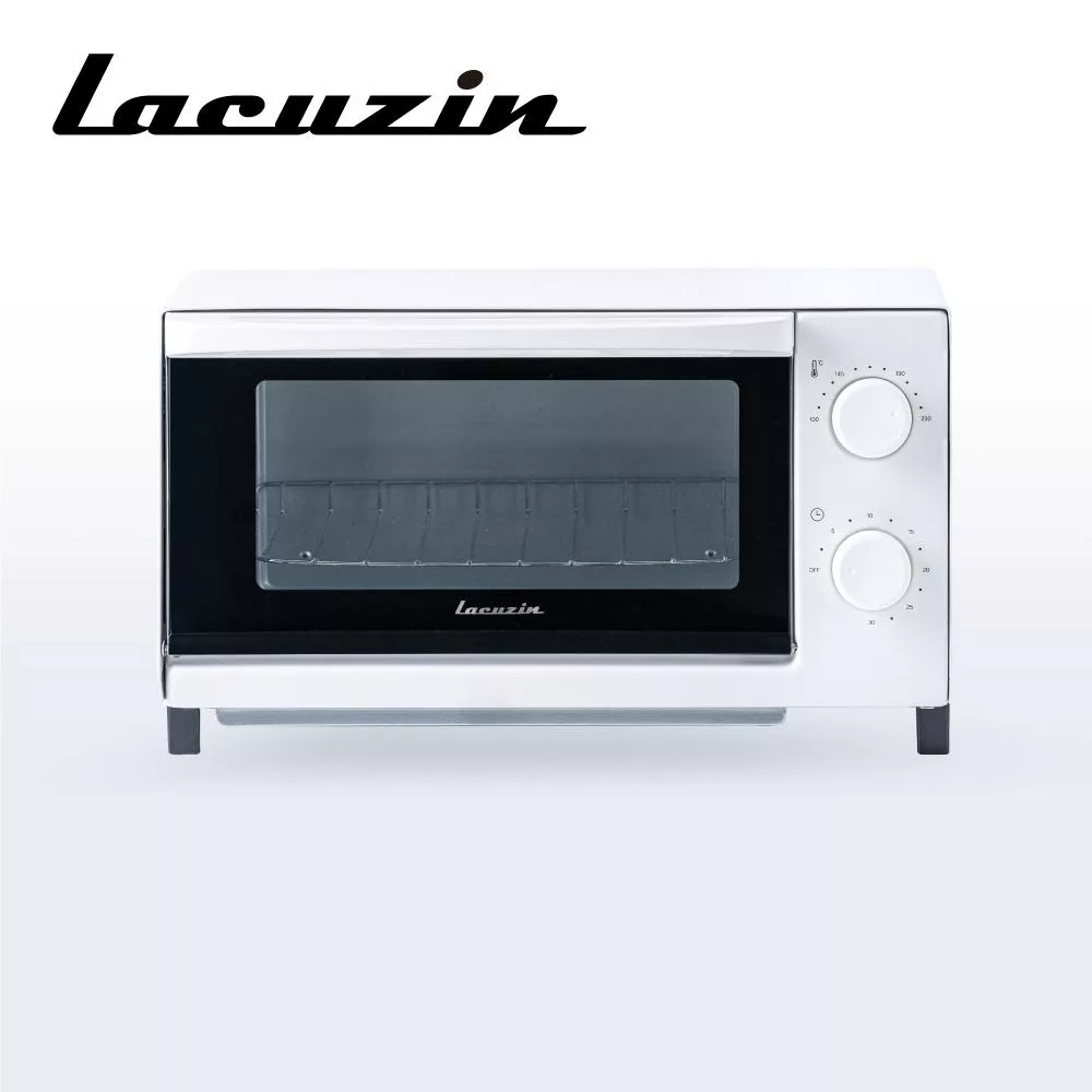 Lacuzin LCZ0808WT 是來自韓國的精緻廚電品牌，採用玻璃恆溫美型設計，讓您快速享受現烤輕食，鎖住新鮮風味。具備100~230℃ 加熱溫控旋鈕，加熱迅速且均勻，職人美味即時上桌。支援中式、西式甜品，上下加熱管烘烤更均勻，360°熱反射腔體確保熱力分佈均勻。特選Low-E玻璃爐門，提升視覺與使用體驗，清洗簡單輕鬆。多元料理道道精彩，為美好生活增添美味與便利。