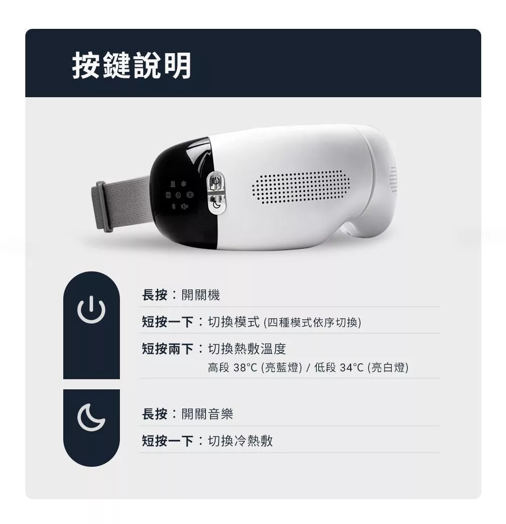 3ZeBra三隻斑馬 iCARE 按摩眼罩 - 詳情11