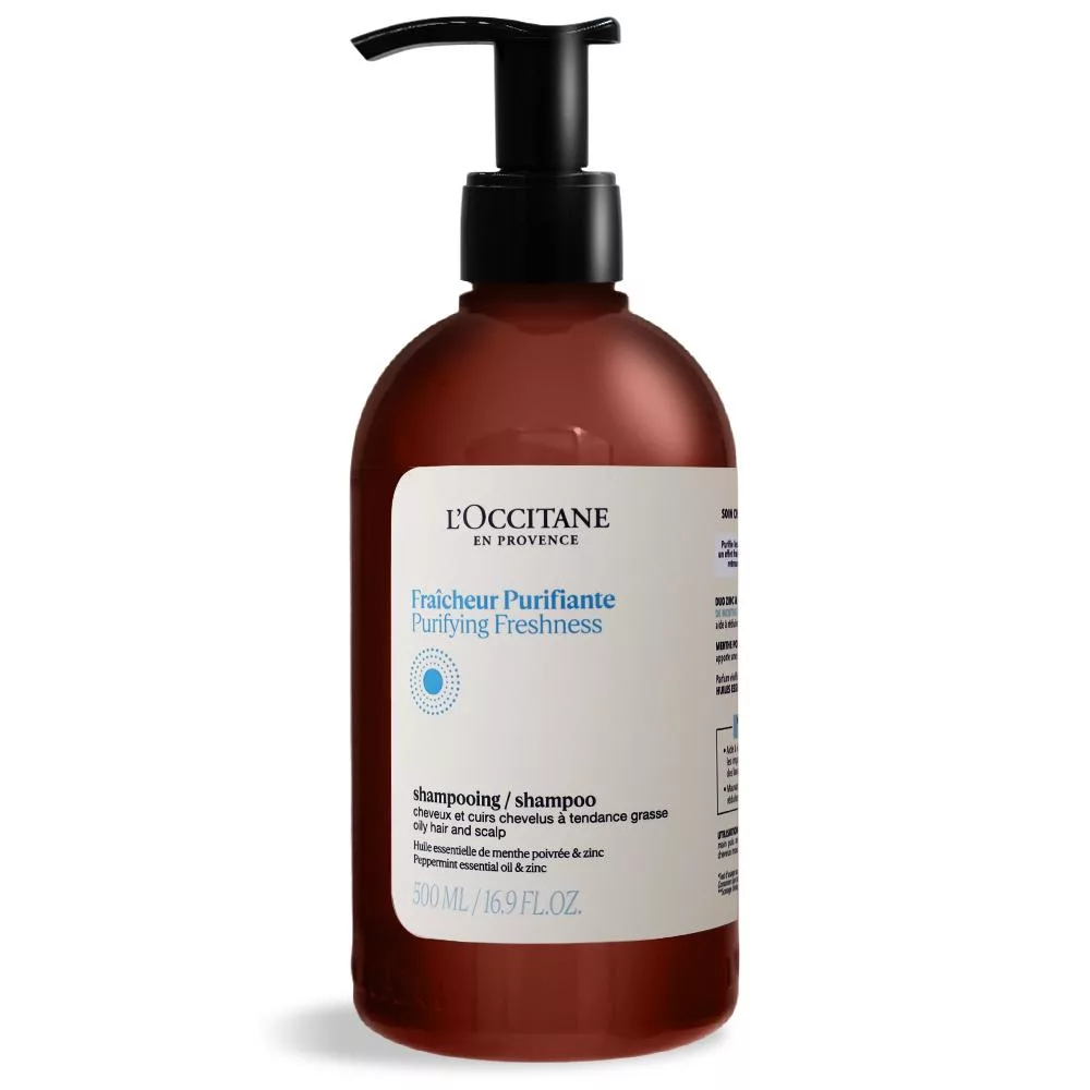 L’OCCITANE 歐舒丹 草本淨涼洗髮乳(500ml)-新版-百貨公司貨