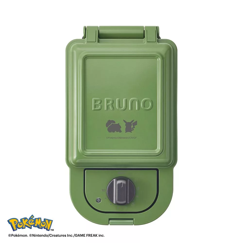 BRUNO BOE131GR 寶可夢單板熱壓三明治機  草綠