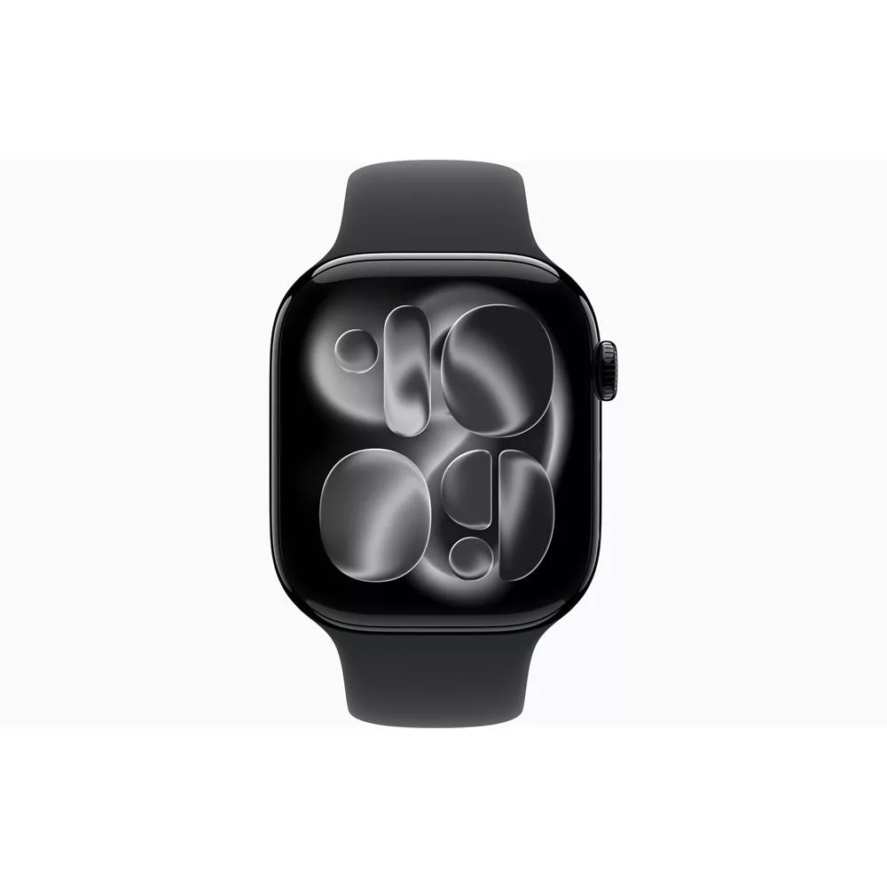 Apple Watch S11 GPS 46mm鋁金屬錶殼+運動型錶帶 曜石黑錶殼+黑錶帶M/L
