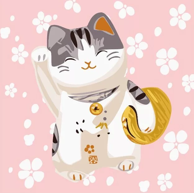 博客來 Artlife藝術生活 Dr024 開運貓 Diy 數字油畫彩繪