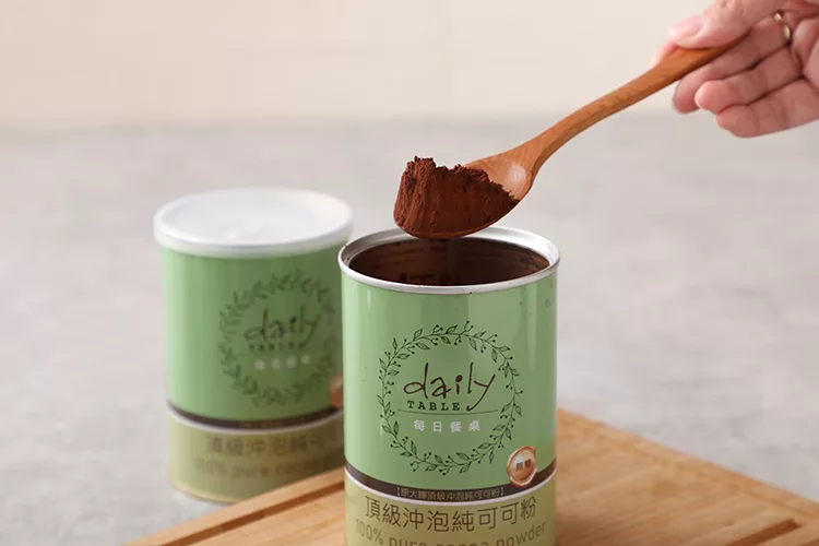 博客來 每日餐桌 頂級100 沖泡純可可粉 無糖 4入組