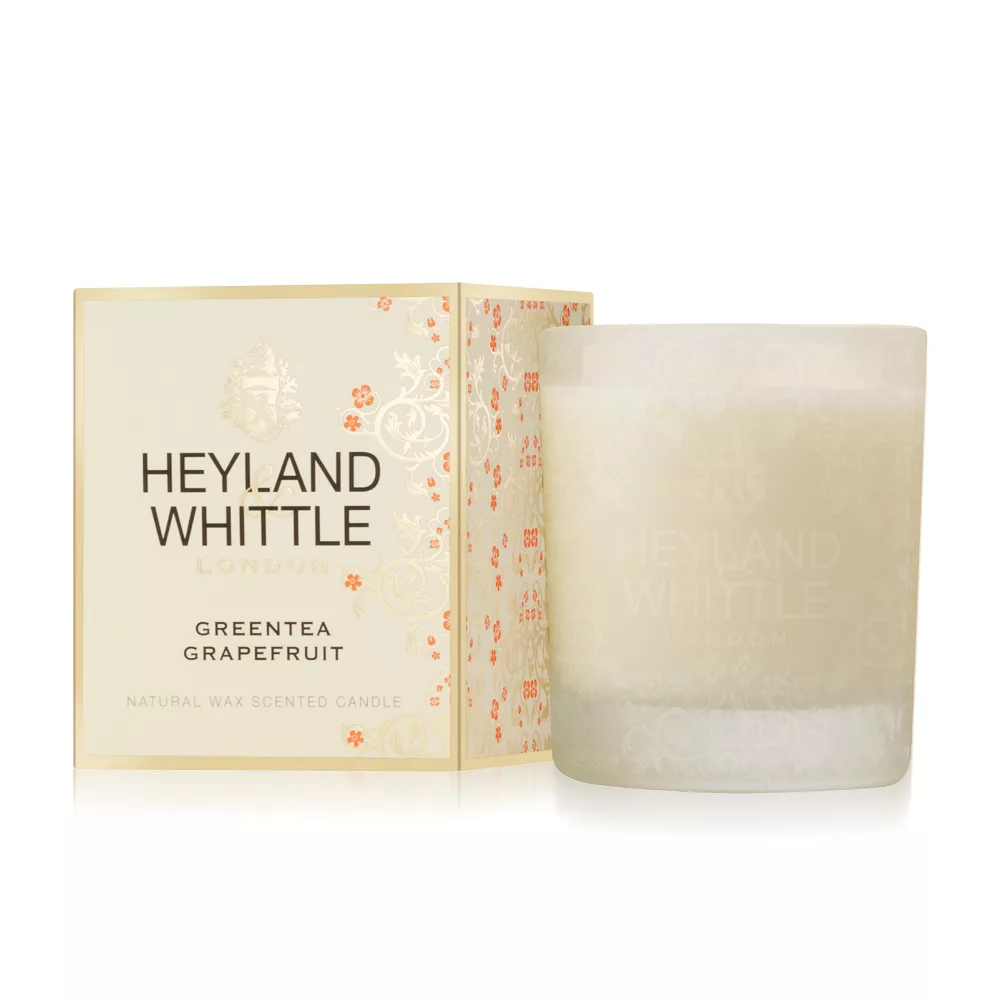 【H&W 英倫薇朶】葡萄柚綠茶香氛燭230g