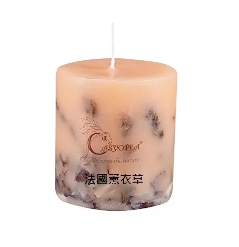 【Casyopea】 鮮花裝飾蠟燭 法國薰衣草