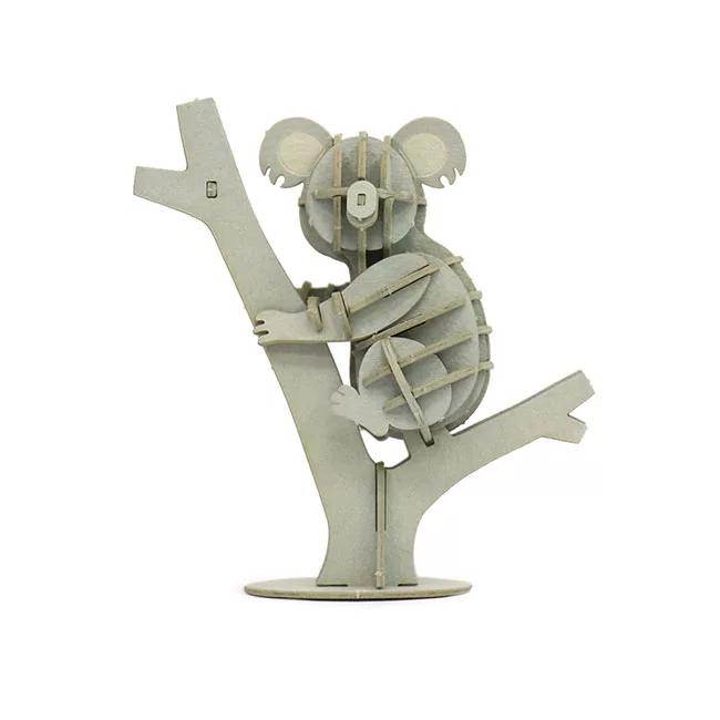 博客來 Jigzle Z00動物明星兩件組熊貓 木材質 無尾熊 紙材質