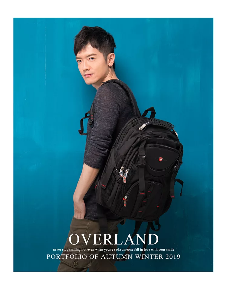 博客來 Overland 美式十字軍 率性雙拉鍊後背包 多功能背包 25721