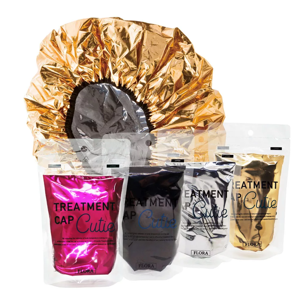 日本LAUREL 美髮護髮帽1入(日本製)黑色