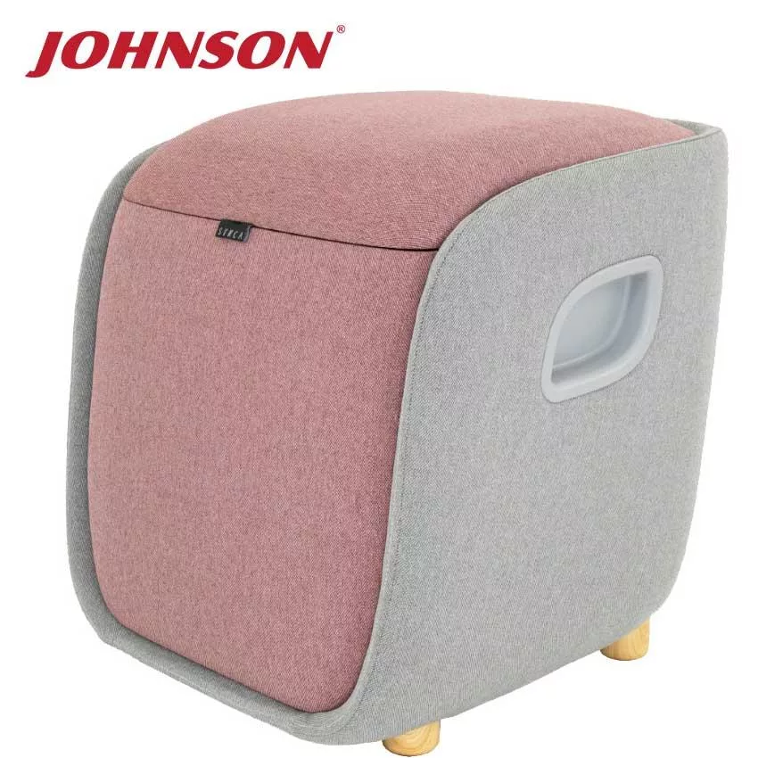 喬山 SYNCA 足．腿．腰椅凳造型按摩機 rei︱FM250 腿部按摩玫瑰粉