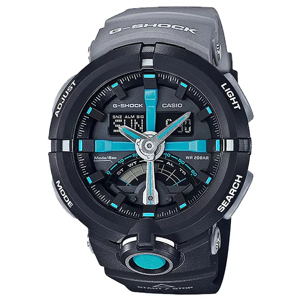 CASIO G-SHOCK 假面鐵士時尚運動錶-GA-500P-1ADR