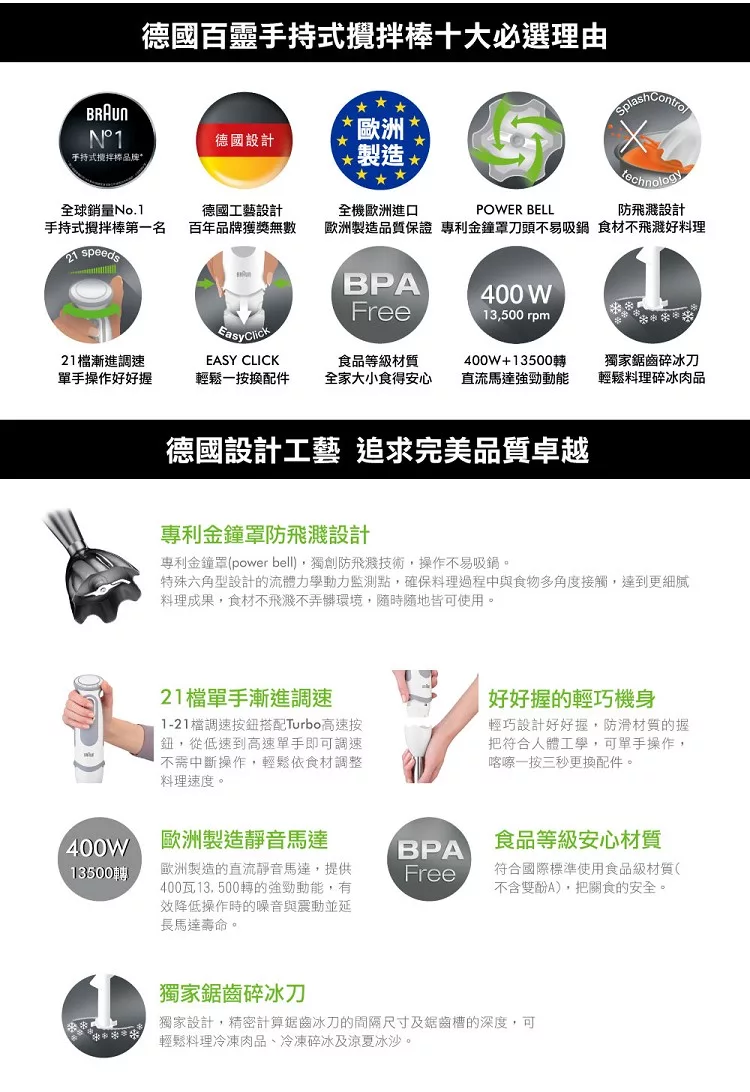 BRAUN德國百靈 MQ5045 - 詳情1