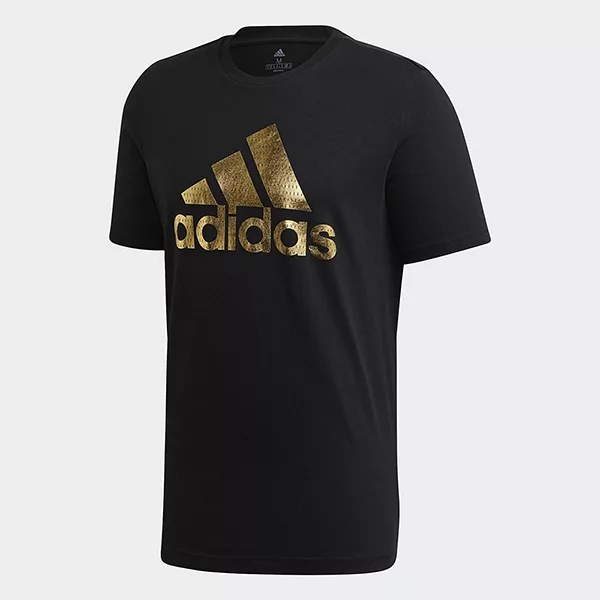 Adidas 男 Universal Foil 短袖上衣 GE4688 XL 黑