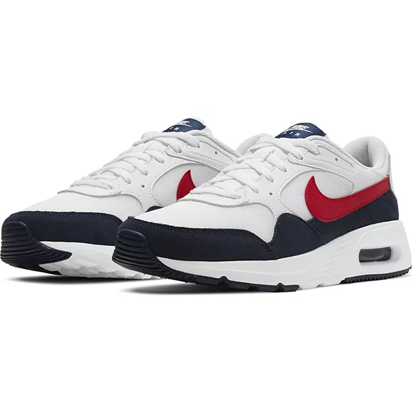 NIKE AIR MAX SC 男 休閒鞋 白黑色 CW4555103 US9.5 白黑色