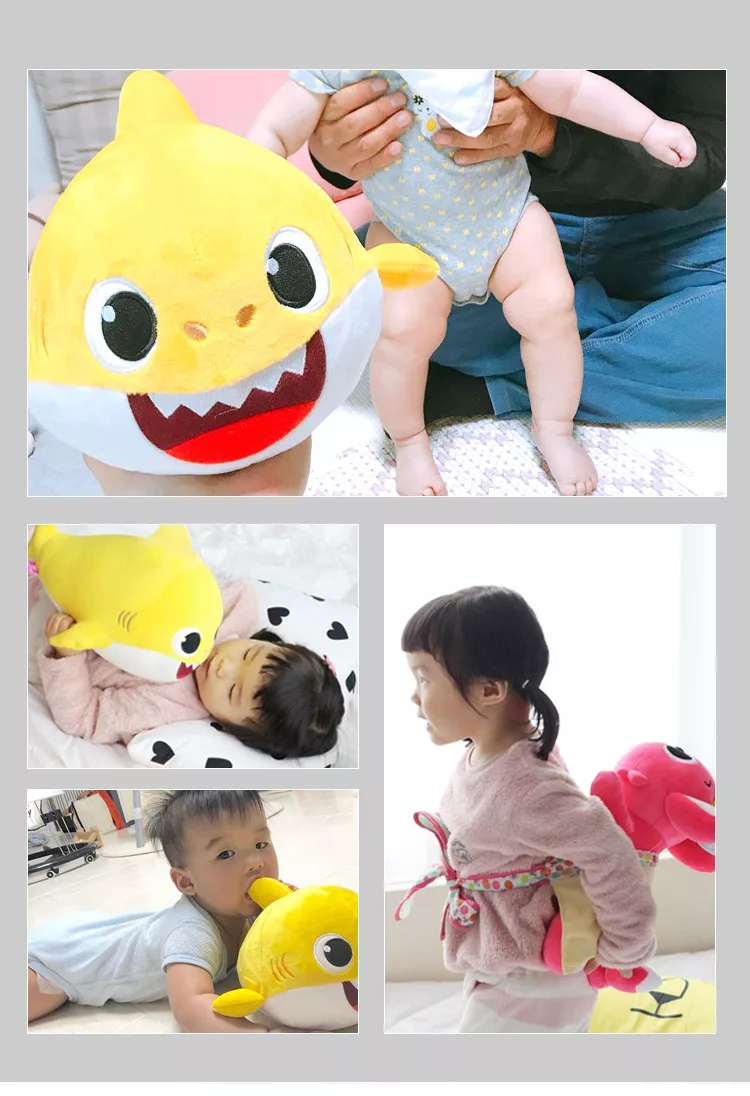 韓國🇰🇷 正版鯊魚寶寶babyshark 碰碰狐pinkfong 免烤貼畫吊飾DIY材料