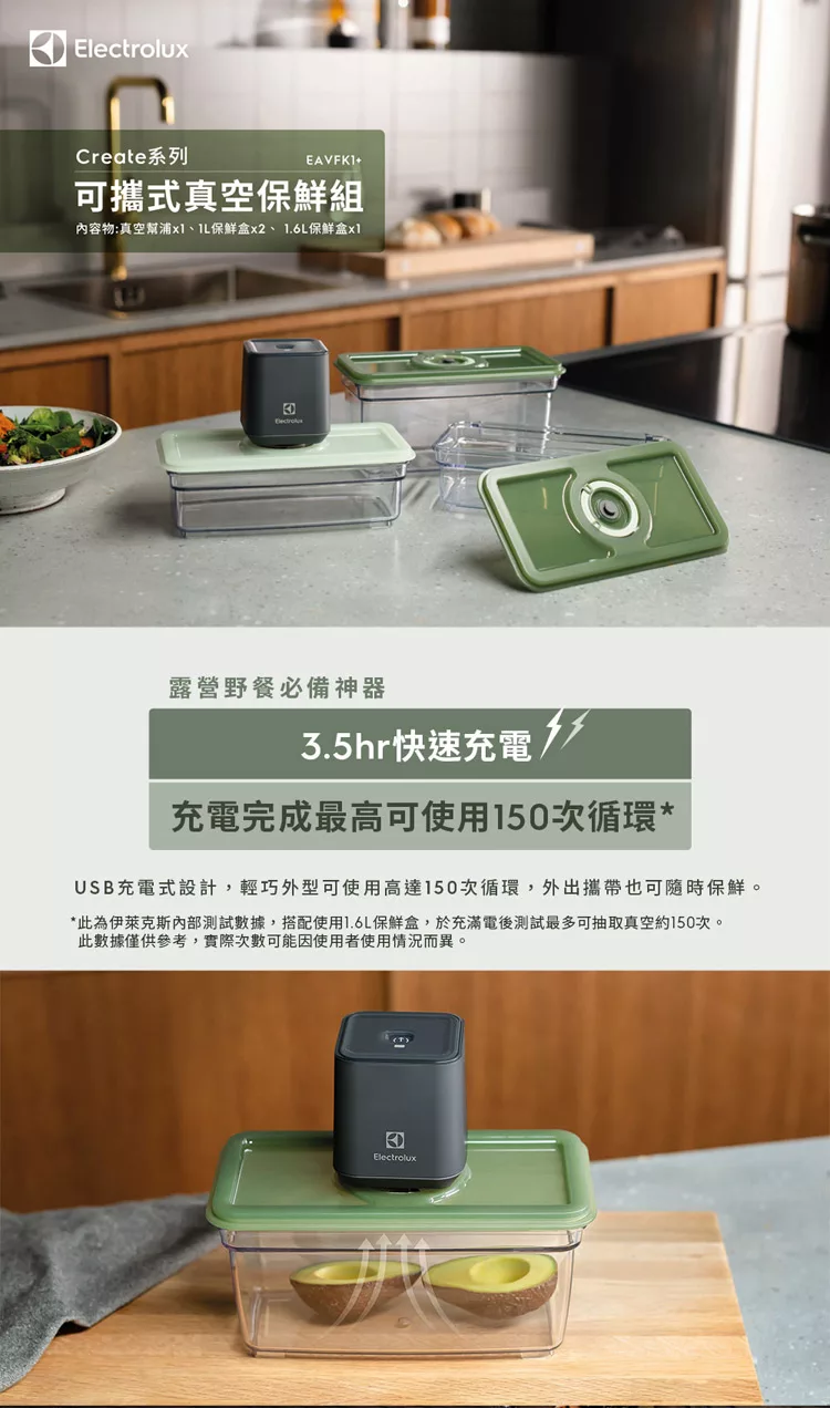 Electrolux伊萊克斯 EAVFK1 - 詳情1