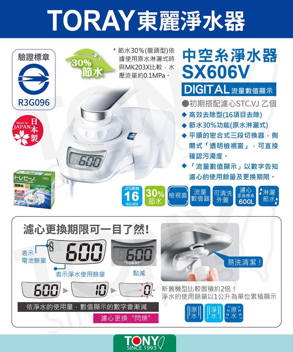 TORAY東麗 SX606V - 詳情2