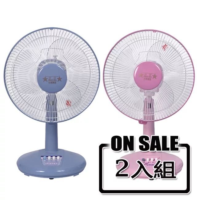 雙星12吋桌扇(2入組) TS-1203