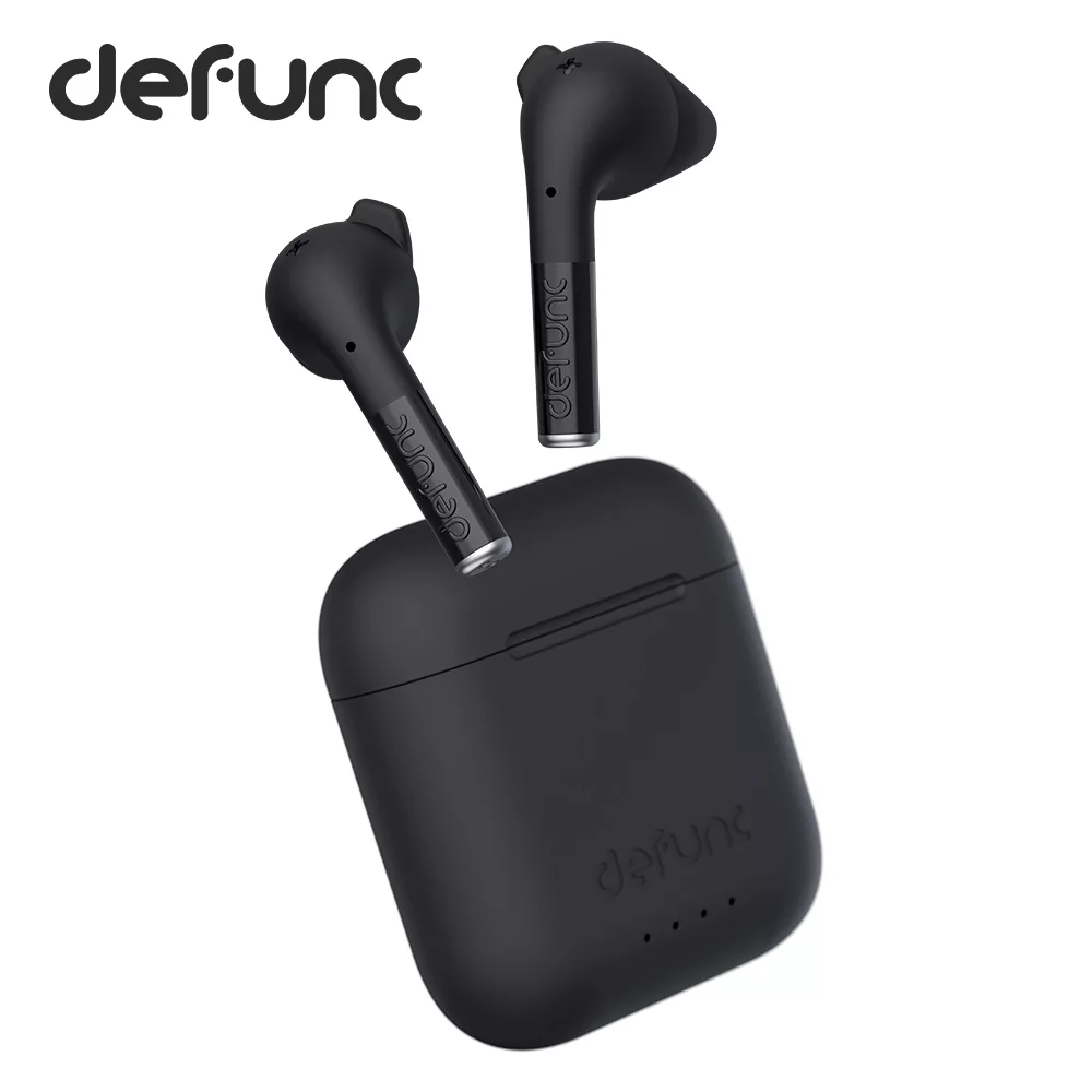 【Defunc】True Talk 通話專用質感真無線藍牙耳機 曜岩黑