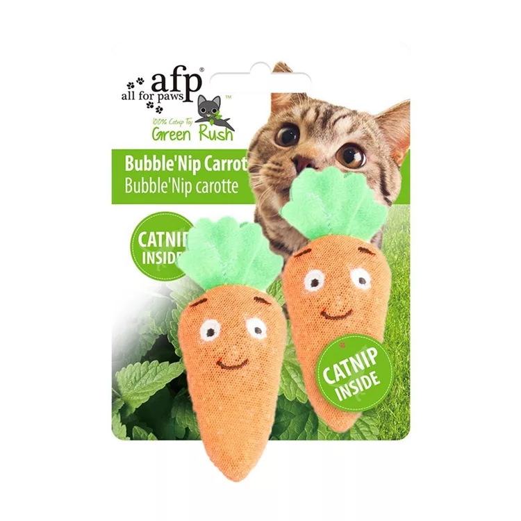 afpall for paws%  Green RushBubbleNip CarrotBubbleNip carotteCATNIINSIDECATNIPINSIDE
