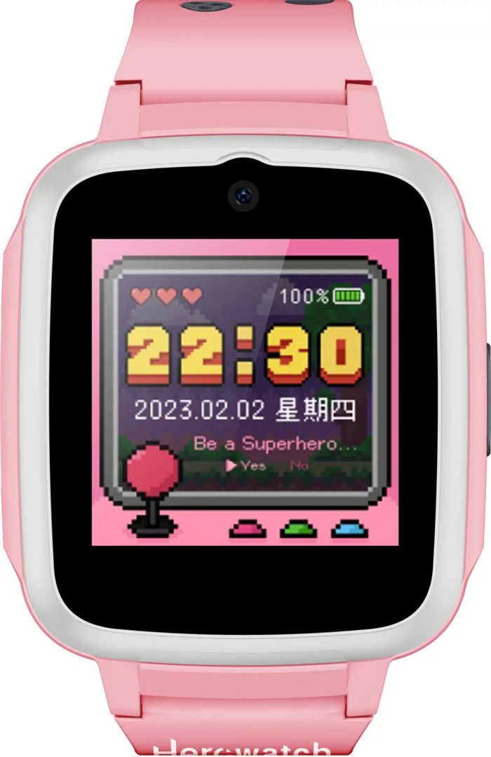 Herowatch mini 兒童智慧手錶-孩子第一支手錶 Mini粉