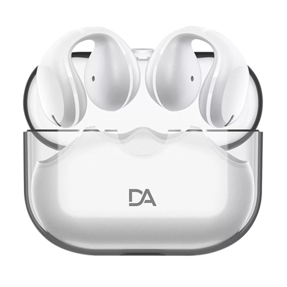DA Air Pro6 夾式耳機 骨傳導 運動耳機 無線藍牙耳機 不入耳 夾式運動耳機 降噪 耳夾式 純潔天使白