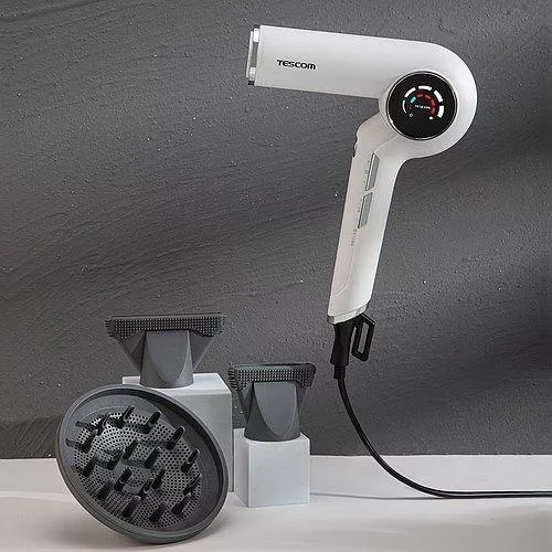 【TESCOM】 沙龍級速乾修護離子吹風機 TD980A 白色