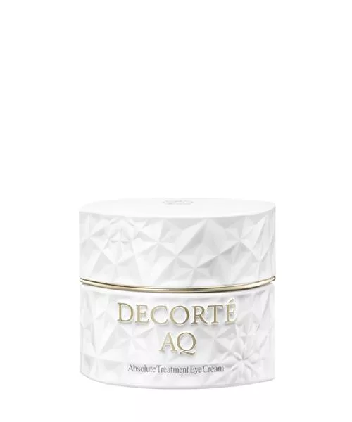 DECORTE黛珂 AQ 煥妍緊緻眼霜，專為眼部肌膚設計，富含高濃度精華成分，有效改善細紋、鬆垮與暗沉，提升眼部緊緻度與明亮感，適合所有肌膚型別使用。