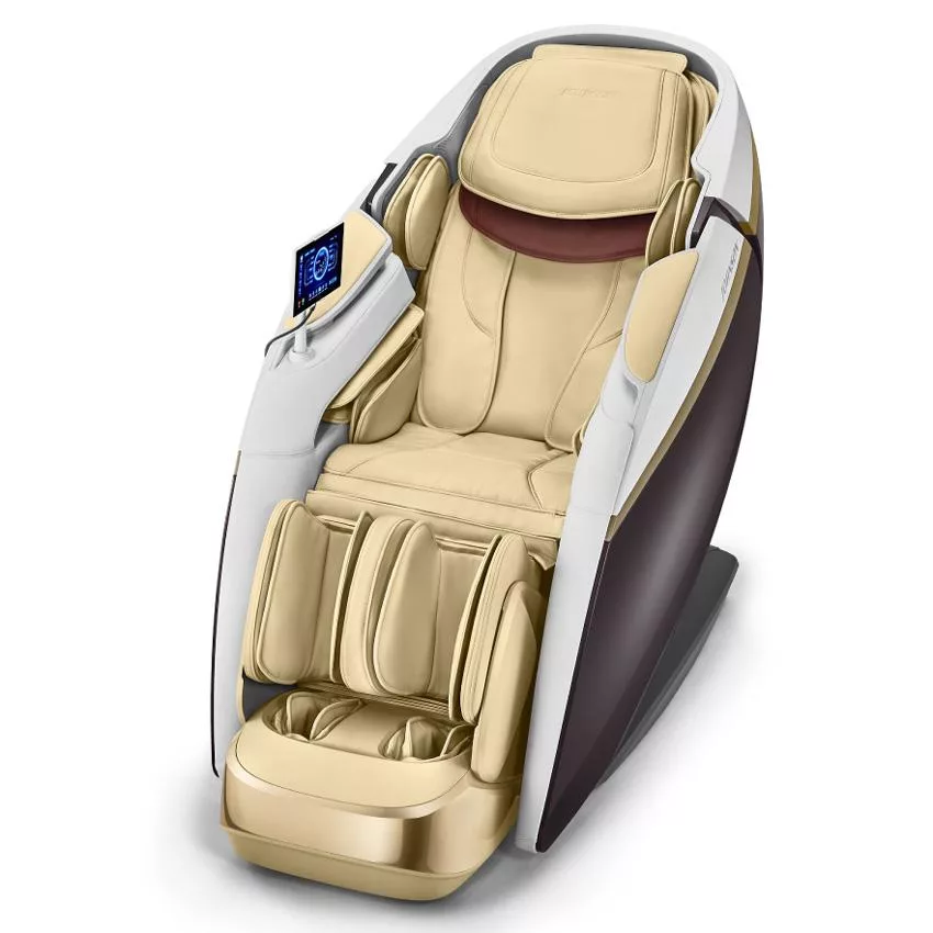 喬山 A585 四手韻律W按摩椅 四手按摩 杏月白