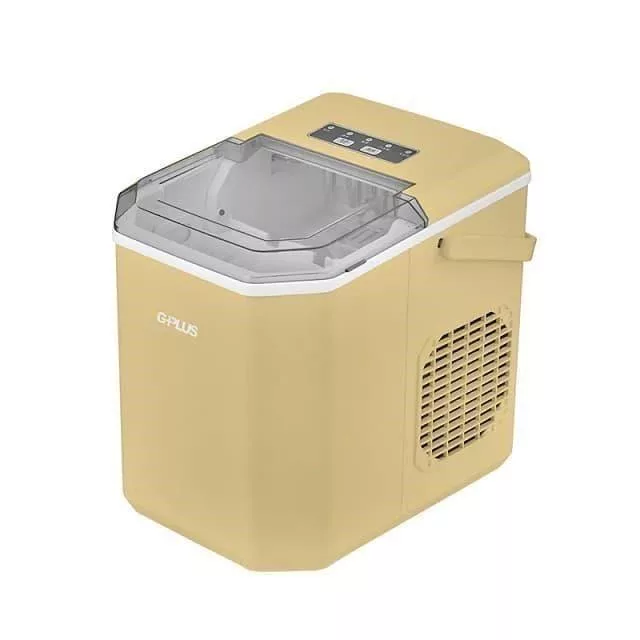 【G-PLUS】小冰快 微電腦全自動製冰機(黃) GP-IM01
